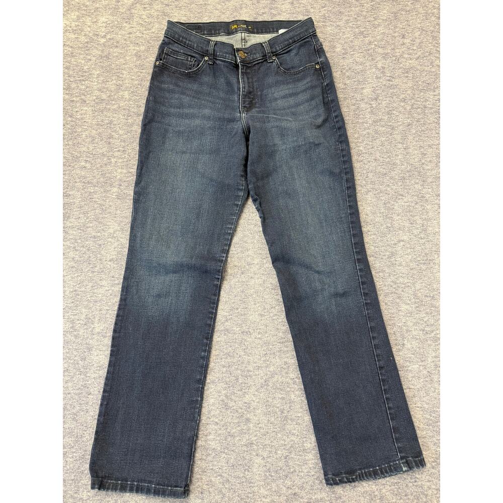 Lee Relaxed Straight Leg Mid Rise Women Size (8)